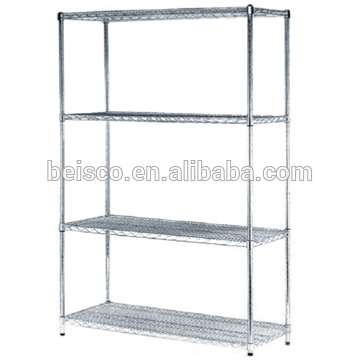 5 tiers stainless steel wire metal shelves for storage